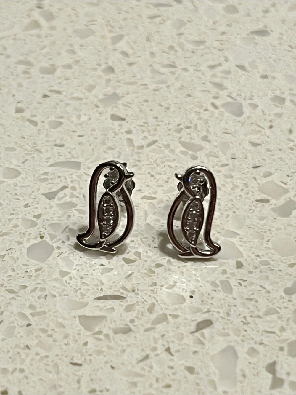 Cute penguin stud earrings‎